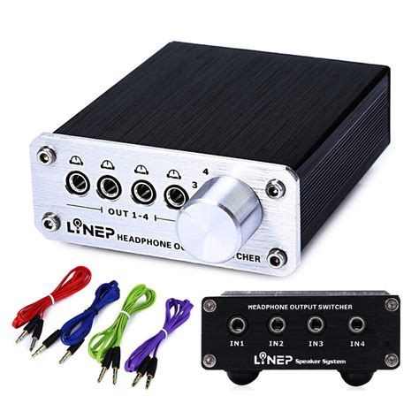 3.5mm audio junction box|Amazon.com: Headphone Switch Box.